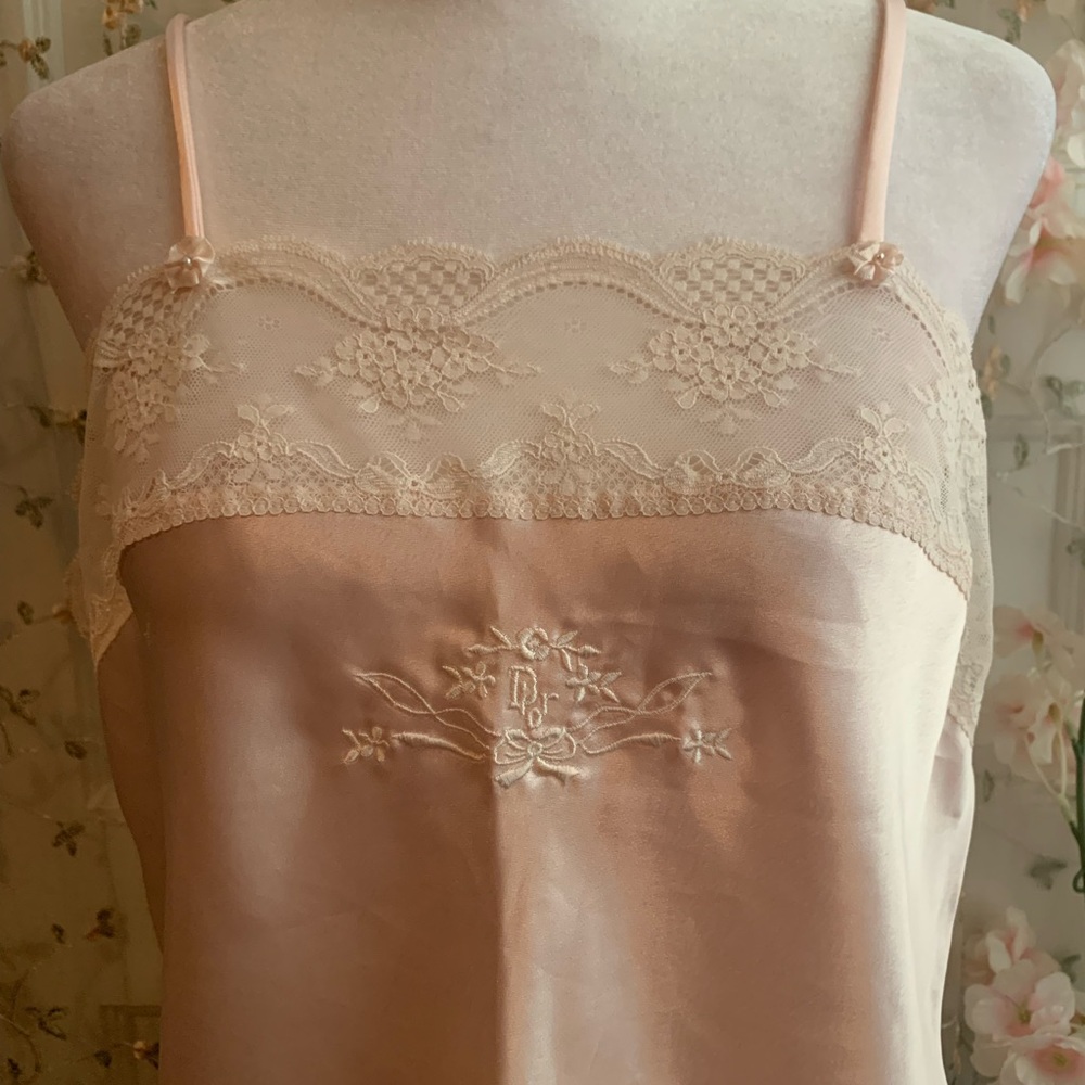Dior Soft Pink Embroidered Camisole